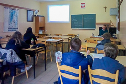 Uczestnicy szkolenia w sali lekcyjnej