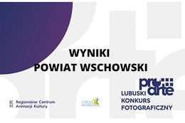 Plakat z hasłem: wyniki powiat wschowski